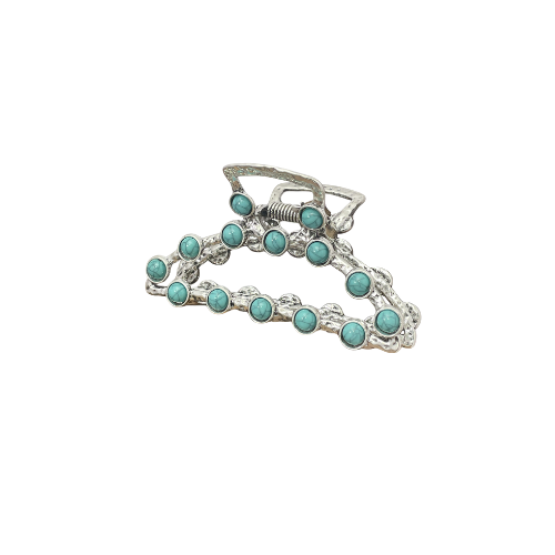 Artistic Retro Turquoise Classic Women's Back Head Hair Claw